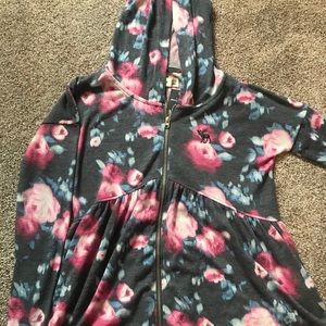 Floral Abercrombie hoodie